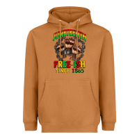 Meerkat juneteenth free ish since 1865 Heavyweight Hoodie - CowGirlArtShop