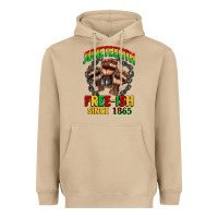 Mushroom juneteenth free ish since 1865 Heavyweight Hoodie - CowGirlArtShop
