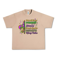 Burro mardi gras parades beads french quarter beignets k Urban Heavy Tee - MaliasSmallBusiness