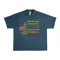 Midnight Navy mardi gras parades beads french quarter beignets k Urban Heavy Tee - MaliasSmallBusiness