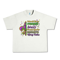 Pistachio mardi gras parades beads french quarter beignets k Urban Heavy Tee - MaliasSmallBusiness
