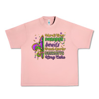 Salmon mardi gras parades beads french quarter beignets k Urban Heavy Tee - MaliasSmallBusiness
