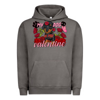 Pigment Tornado my dog is my valentine valentine's day Urban Hoodie - FaDigitalArtStudio