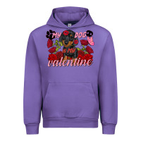 Tulip my dog is my valentine valentine's day Urban Hoodie - FaDigitalArtStudio