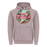 Vintage Zinc happy teacher lighting bolt Vintage Hoodie - MaliasSmallBusiness