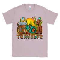 Lilac western traveler cowboy Classic Tee - NancyCooperArtShop