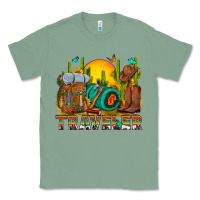 Sage western traveler cowboy Classic Tee - NancyCooperArtShop