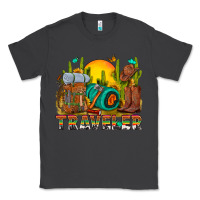 Smoke western traveler cowboy Classic Tee - NancyCooperArtShop