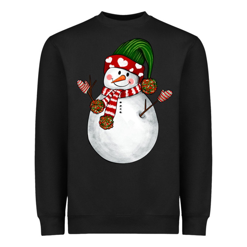 Snowman Heavyweight Sweatshirt by NancyCooperArtShop | Teevron