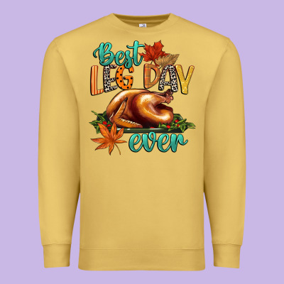 Best Leg Day Ever Premium Sweatshirt Designed By Cowgirlartshop