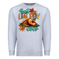 Heather Grey best leg day ever Premium Sweatshirt - CowGirlArtShop