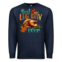 Navy best leg day ever Premium Sweatshirt - CowGirlArtShop