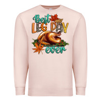Pale Pink best leg day ever Premium Sweatshirt - CowGirlArtShop