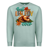 Seafoam best leg day ever Premium Sweatshirt - CowGirlArtShop