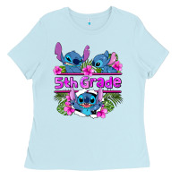 Preview Flower Stitch 5th Grade Ladies Tee | Teevron