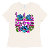 Bone preview flower stitch 5th grade Ladies Tee - AdoDesignShop
