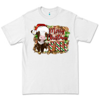 White merry christmas y'all cow Premium Tee - Artiststas