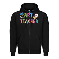 Black art teacher Zipper Hoodie - NancyCooperArtShop