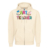 Sandshell art teacher Zipper Hoodie - NancyCooperArtShop