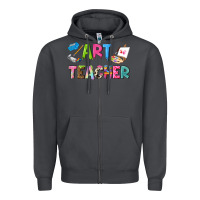 Smoke art teacher Zipper Hoodie - NancyCooperArtShop