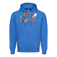 True Royal art teacher Zipper Hoodie - NancyCooperArtShop