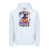 White wicked cute Premium Hoodie - CowGirlArtShop