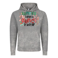 Cloud Rock santa's favorite dance teacher Vintage Hoodie - MaliasSmallBusiness
