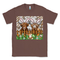 Chestnut easter cow Classic Tee - CowhideDigitalArt