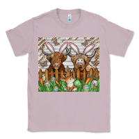 Lilac easter cow Classic Tee - CowhideDigitalArt