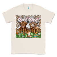 Natural easter cow Classic Tee - CowhideDigitalArt