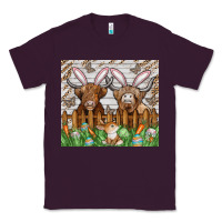 Plum easter cow Classic Tee - CowhideDigitalArt