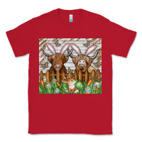 Red easter cow Classic Tee - CowhideDigitalArt
