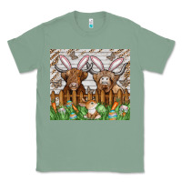 Sage easter cow Classic Tee - CowhideDigitalArt
