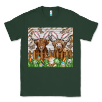 Sports Green easter cow Classic Tee - CowhideDigitalArt