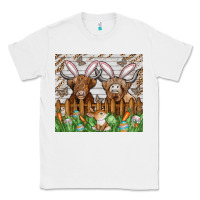 White easter cow Classic Tee - CowhideDigitalArt