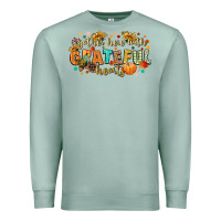 Seafoam gather here with grateful hearts Premium Sweatshirt - CowGirlArtShop