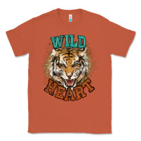 Copper wild heart tiger college western Classic Tee - NancyCooperArtShop