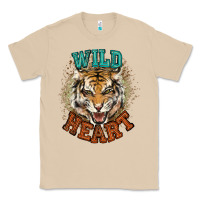 Mushroom wild heart tiger college western Classic Tee - NancyCooperArtShop