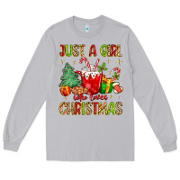 Moon Dust just a girl who loves christmas Long Sleeve Tee - MaliasSmallBusiness