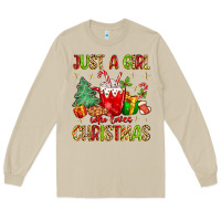 Just A Girl Who Loves Christmas Long Sleeve Tee | Teevron