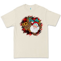 Bone texas santa wood slice ornament Premium Tee - JahusDesignShop