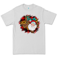 Dove Grey texas santa wood slice ornament Premium Tee - JahusDesignShop