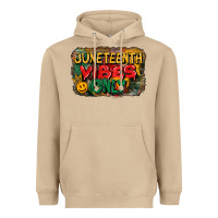 Mushroom juneteenth vibes only Heavyweight Hoodie - CowGirlArtShop