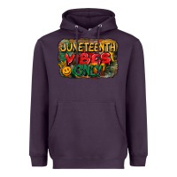 Plum juneteenth vibes only Heavyweight Hoodie - CowGirlArtShop
