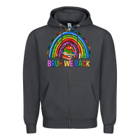 Smoke bruh we back Zipper Hoodie - NancyCooperArtShop