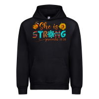 Black she is strong Urban Hoodie - BundleAndBundleShop