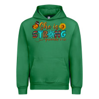 Emerald she is strong Urban Hoodie - BundleAndBundleShop