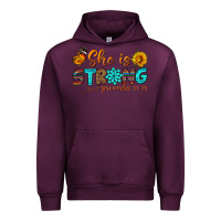 Mauve Wine she is strong Urban Hoodie - BundleAndBundleShop