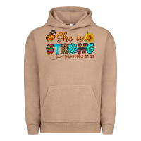 Pigment Burro she is strong Urban Hoodie - BundleAndBundleShop