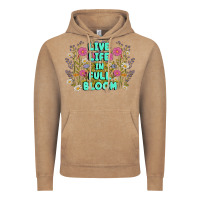 Vintage Coffee live life in full bloom Vintage Hoodie - MaliasSmallBusiness